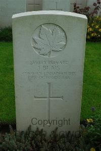 Canada Cemetery Tilloy Les Cambrai - Blais, J